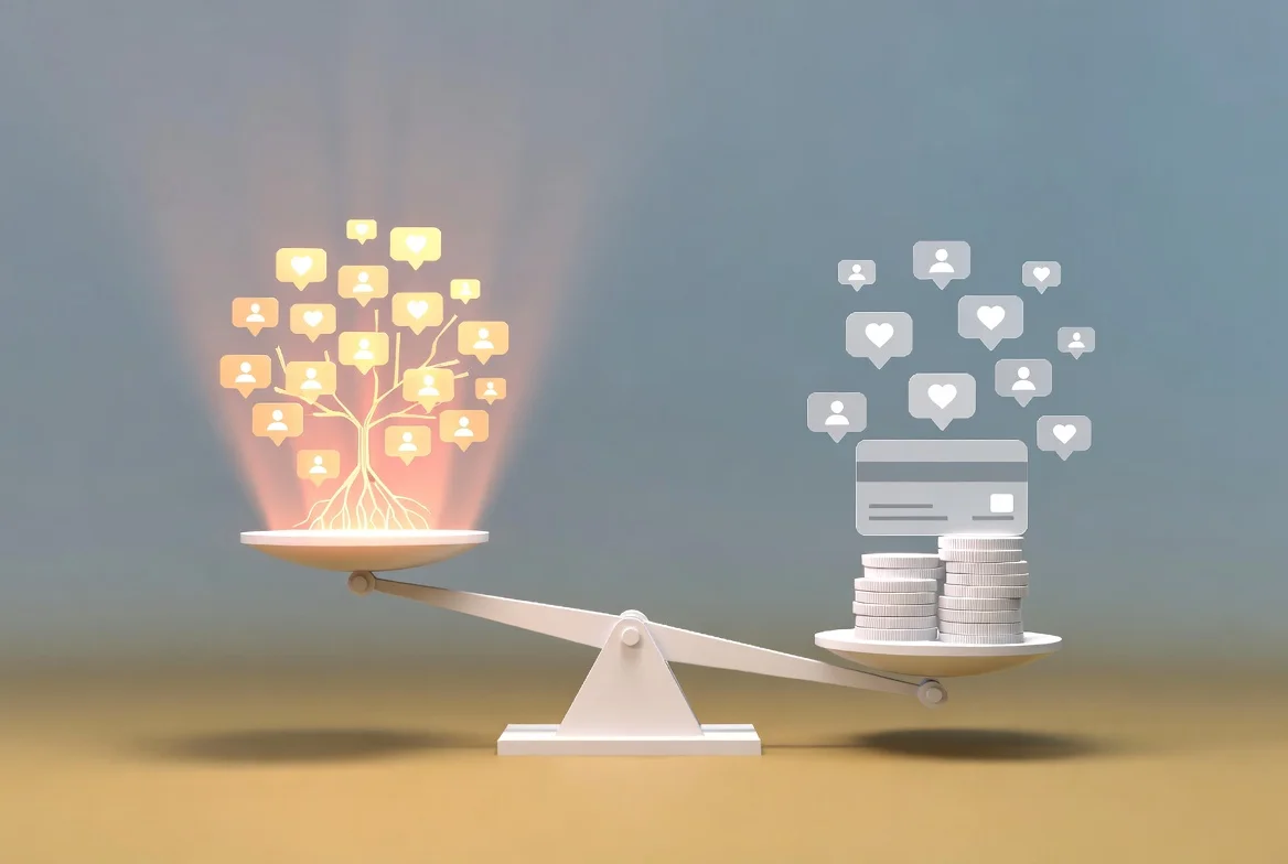 paid engagement vs organic reach